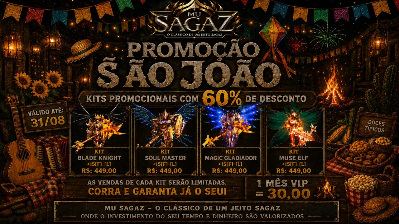PROMOÇÃO DE SÃO JOÃO ATÉ 60% OFF 👕